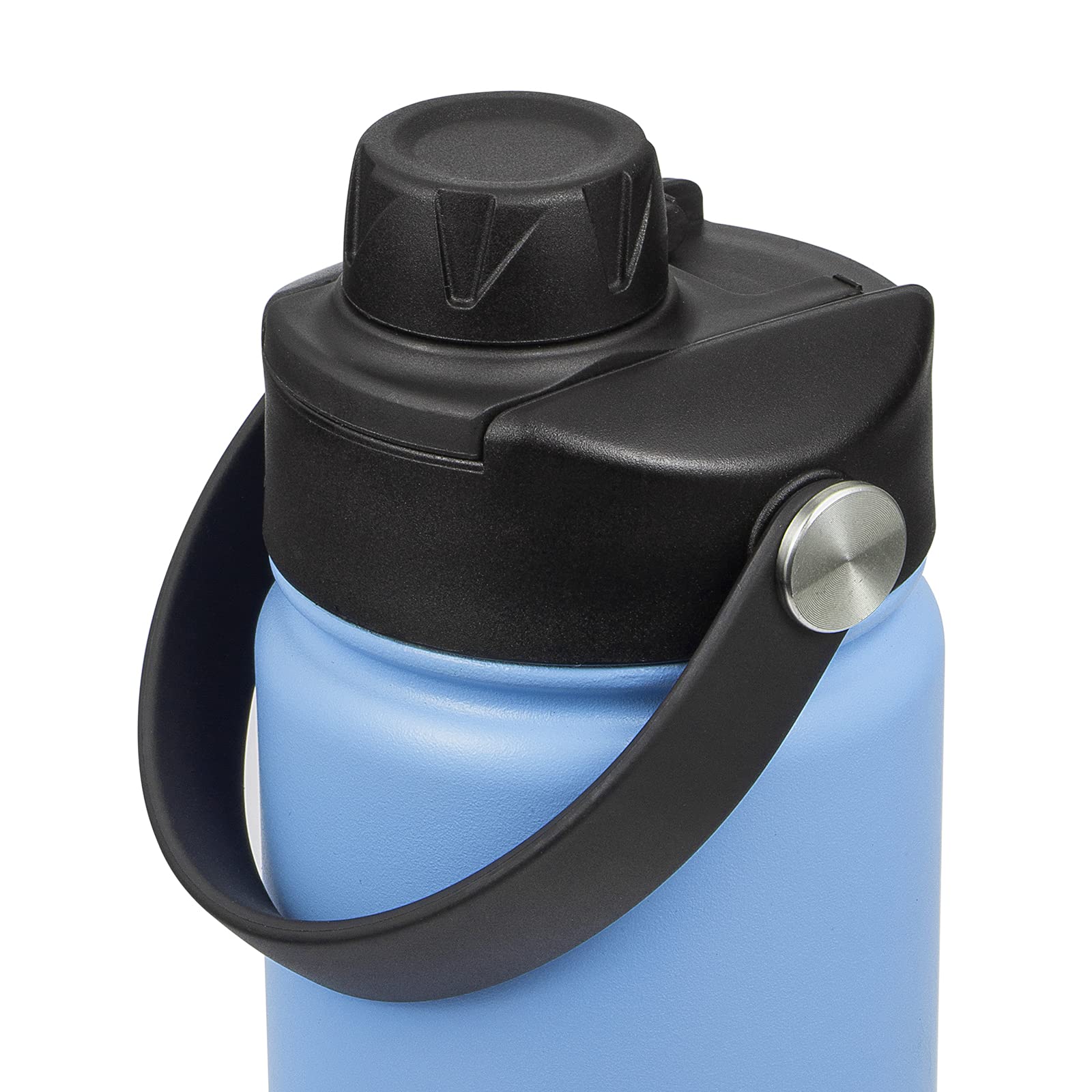 Spout Lid for Wide Mouth Sport Water Bottles, Perfect Chug Lid for